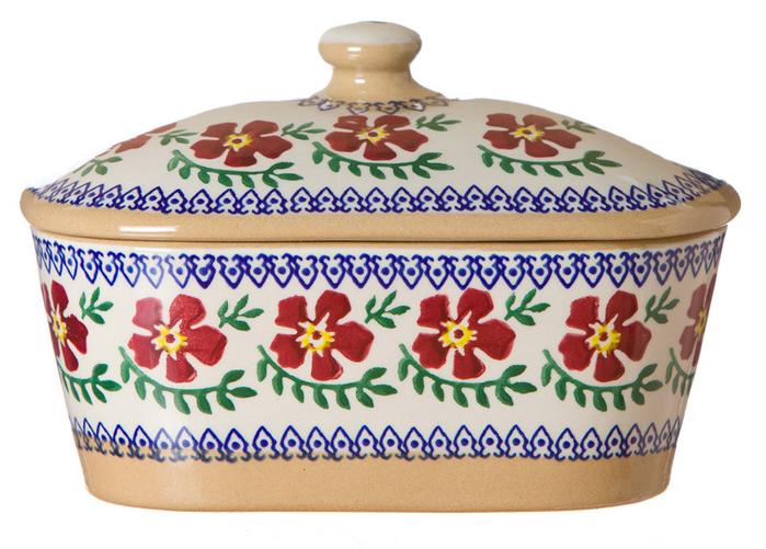 Nicholas Mosse Pottery Old Rose Butter Dish
