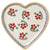 Nicholas Mosse Old Rose Med Heart Plate