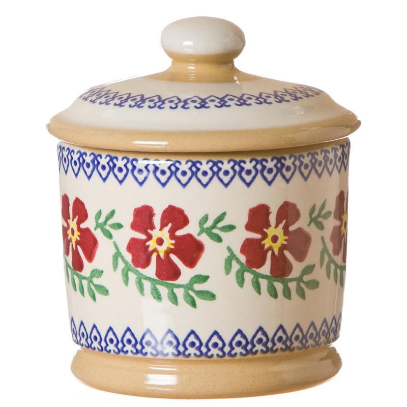 Nicholas Mosse Old Rose Lidded Sugar Bowl