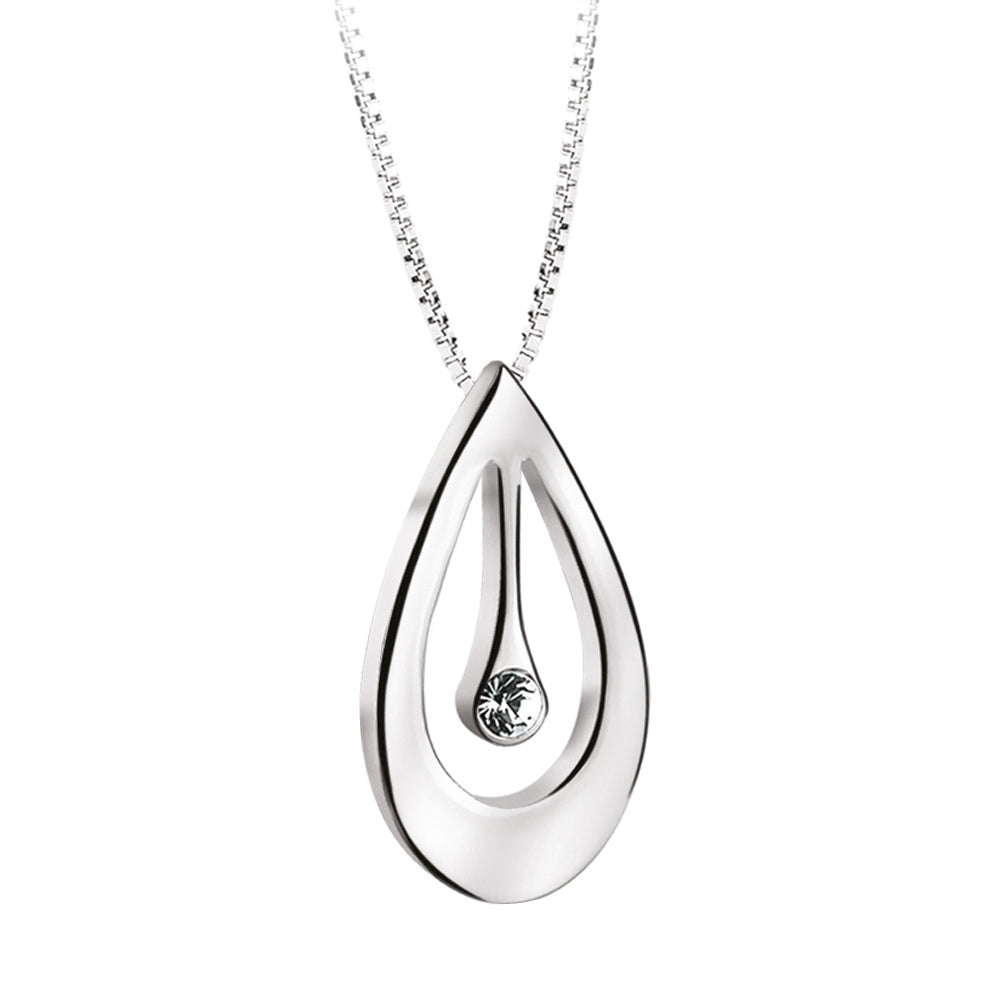 Newbridge Silverware Droplet Pendant