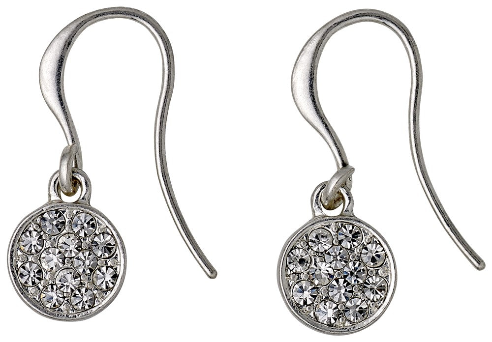 Pilgrim Jewellery Grace Silver Plated Drop Earrings