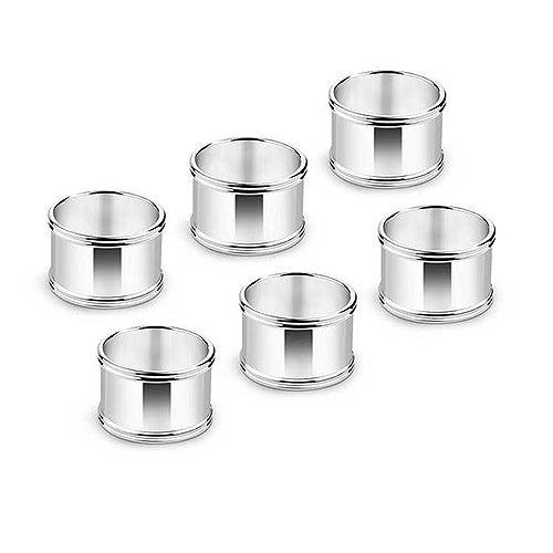 Newbridge Silverware Napkin Rings S/6