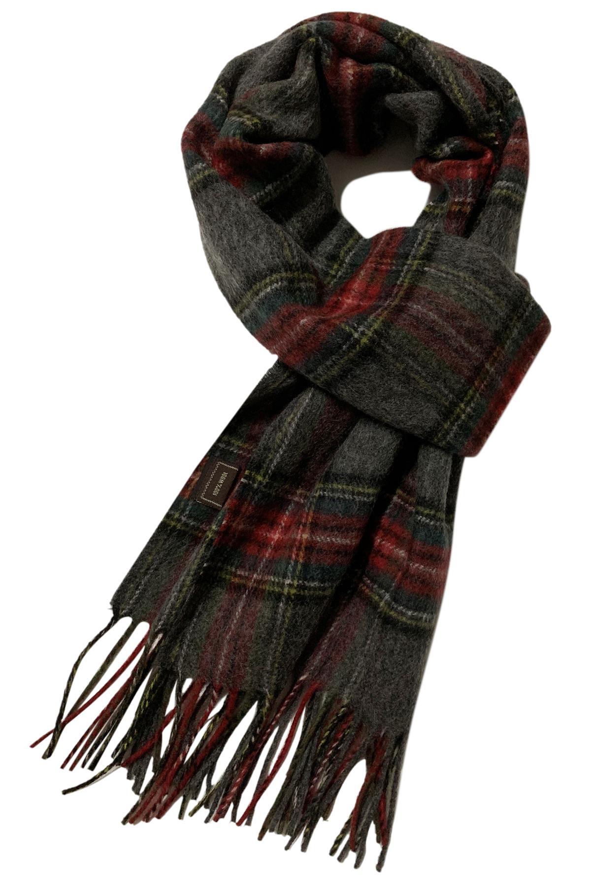 FSW Traditional Tartan Wool Mens Scarf