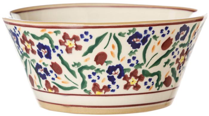 Nicholas Mosse Wild Flower Meadow Small Angled Bowl