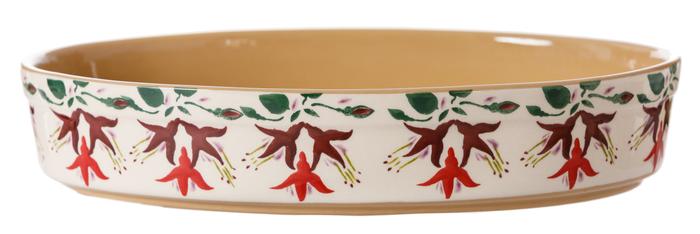 Nicholas Mosse Fuchsia Small Oval Oven Dish