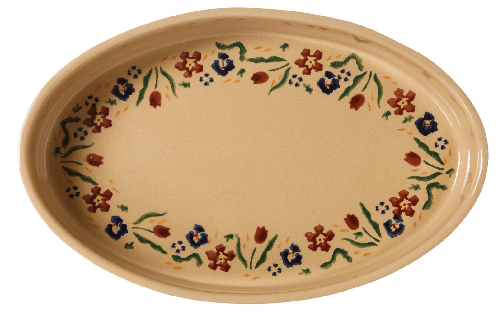 Nicholas Mosse Wild Flower Meadow Small Oval Oven Dish