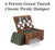 Picnic Hamper-6 Person Green Tweed Classic Picnic Hamper-In Stock