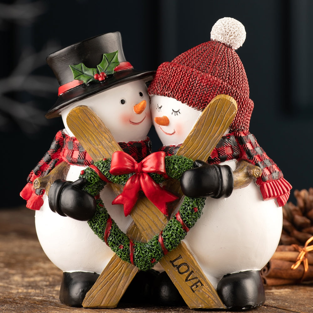 Aynsley Skiing Snowmen